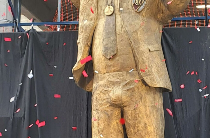 Well-Endowed Statue Of Footie Ace Marcelo Gallardo Unveiled