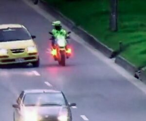 Taxi Driver Rams Motorbike Cop Amid Row Over Ride Share Cabbies